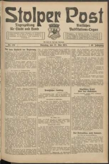 Stolper Post. Tageszeitung f&uuml;r Stadt und Land Nr. 124/1924