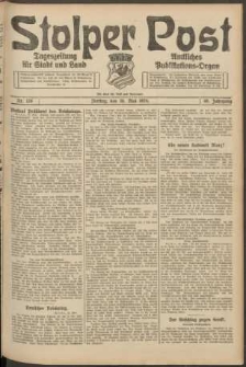 Stolper Post. Tageszeitung f&uuml;r Stadt und Land Nr. 126/1924