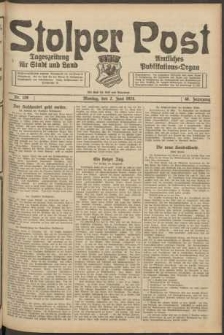 Stolper Post. Tageszeitung für Stadt und Land Nr. 128/1924