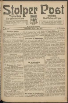 Stolper Post. Tageszeitung f&uuml;r Stadt und Land Nr. 138/1924