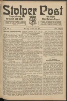 Stolper Post. Tageszeitung für Stadt und Land Nr. 146/1924