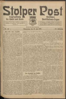 Stolper Post. Tageszeitung für Stadt und Land Nr. 148/1924