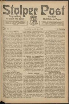 Stolper Post. Tageszeitung f&uuml;r Stadt und Land Nr. 150/1924