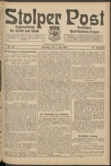 Stolper Post. Tageszeitung für Stadt und Land Nr. 152/1924