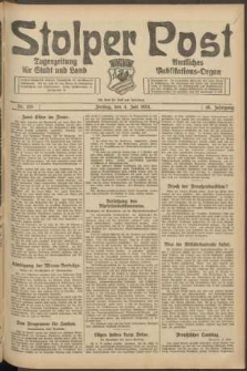 Stolper Post. Tageszeitung für Stadt und Land Nr. 155/1924