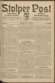 Stolper Post. Tageszeitung f&uuml;r Stadt und Land Nr. 163/1924