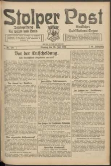 Stolper Post. Tageszeitung für Stadt und Land Nr. 175/1924
