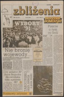 Zbliżenia : tygodnik społeczno-polityczny, 1991, nr 43