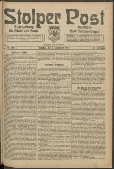 Stolper Post. Tageszeitung für Stadt und Land Nr. 205/1924
