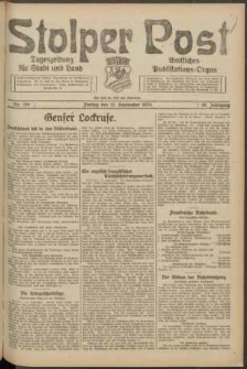Stolper Post. Tageszeitung für Stadt und Land Nr. 215/1924