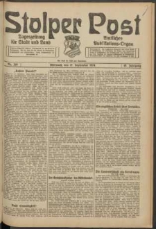 Stolper Post. Tageszeitung für Stadt und Land Nr. 219/1924
