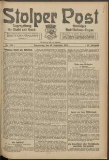 Stolper Post. Tageszeitung für Stadt und Land Nr. 220/1924
