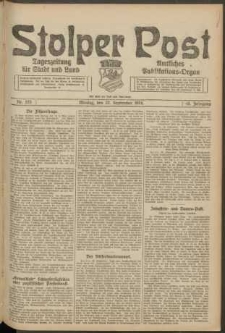 Stolper Post. Tageszeitung für Stadt und Land Nr. 223/1924