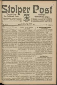 Stolper Post. Tageszeitung für Stadt und Land Nr. 225/1924