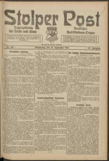 Stolper Post. Tageszeitung für Stadt und Land Nr. 226/1924