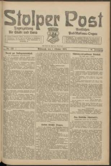 Stolper Post. Tageszeitung für Stadt und Land Nr. 230/1924