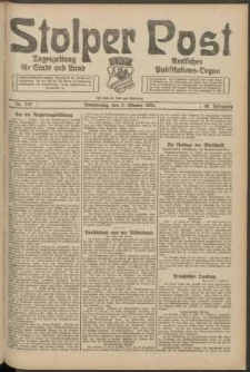 Stolper Post. Tageszeitung für Stadt und Land Nr. 232/1924