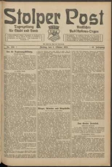 Stolper Post. Tageszeitung f&uuml;r Stadt und Land Nr. 233/1924