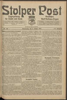 Stolper Post. Tageszeitung für Stadt und Land Nr. 238/1924