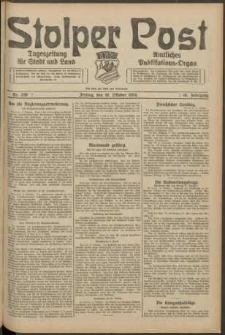Stolper Post. Tageszeitung für Stadt und Land Nr. 239/1924