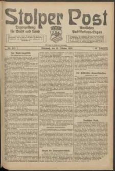 Stolper Post. Tageszeitung für Stadt und Land Nr. 243/1924