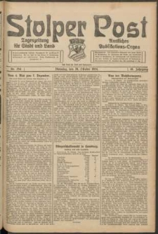 Stolper Post. Tageszeitung für Stadt und Land Nr. 254/1924