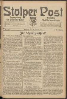 Stolper Post. Tageszeitung für Stadt und Land Nr. 255/1924