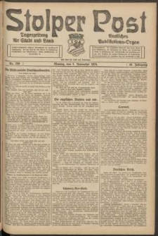 Stolper Post. Tageszeitung für Stadt und Land Nr. 259/1924