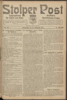 Stolper Post. Tageszeitung f&uuml;r Stadt und Land Nr. 268/1924