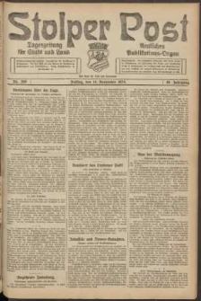Stolper Post. Tageszeitung f&uuml;r Stadt und Land Nr. 269/1924