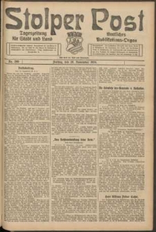 Stolper Post. Tageszeitung für Stadt und Land Nr. 280/1924