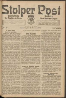 Stolper Post. Tageszeitung für Stadt und Land Nr. 281/1924