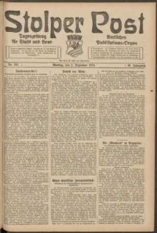 Stolper Post. Tageszeitung für Stadt und Land Nr. 282/1924