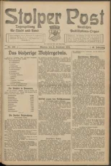 Stolper Post. Tageszeitung für Stadt und Land Nr. 288/1924