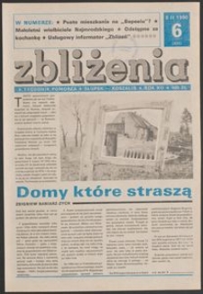 Zbliżenia : tygodnik społeczno-polityczny, 1990, nr 6