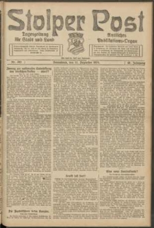 Stolper Post. Tageszeitung für Stadt und Land Nr. 293/1924