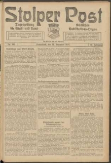 Stolper Post. Tageszeitung für Stadt und Land Nr. 303/1924