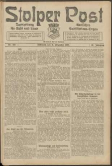Stolper Post. Tageszeitung für Stadt und Land Nr. 306/1924
