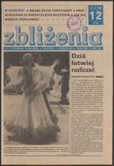 Zbliżenia : tygodnik społeczno-polityczny, 1990, nr 12