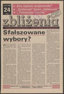 Zbliżenia : tygodnik prywatny, 1990, nr 24