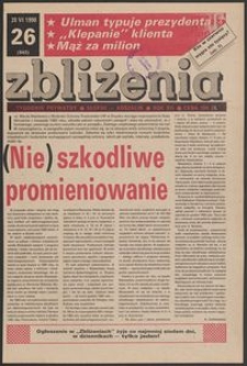 Zbliżenia : tygodnik prywatny, 1990, nr 26