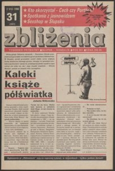 Zbliżenia : tygodnik prywatny, 1990, nr 31