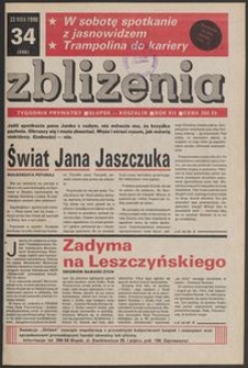 Zbliżenia : tygodnik prywatny, 1990, nr 34