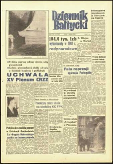 Dziennik Bałtycki 1962, nr 5