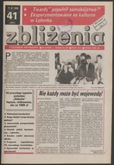 Zbliżenia : tygodnik prywatny, 1990, nr 41