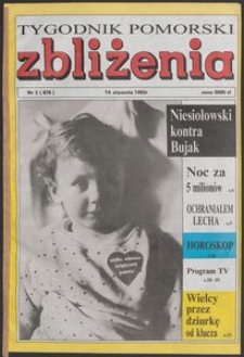 Zbliżenia : Tygodnik Pomorski, 1993, nr 2