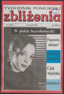 Zbliżenia : Tygodnik Pomorsk, 1993, nr 4