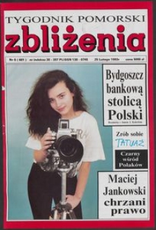 Zbliżenia : Tygodnik Pomorski, 1993, nr 8