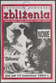 Zbliżenia : Tygodnik Pomorski, 1993, nr 19/20