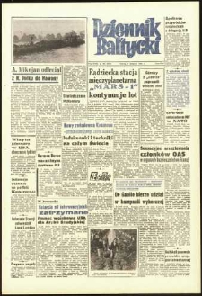 Dziennik Bałtycki 1962, nr 262